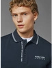 Red Bull Racing x Pepe Jeans - Men's Tipped Logo Polo Shirt - Dulwich Blue