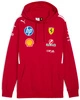 Scuderia Ferrari F1 Men's 2025 Team Hoodie - Dark Cherry