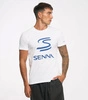 Koszulka Ayrton Senna Legacy Logo - White