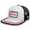 Red Bull Racing F1 New Era 9Fifty Retro Golfer Flat Brim Hat - White