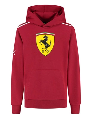 Bluza dziecięca Scuderia Ferrari F1 Large Shield - Dark Cherry