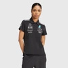 Mercedes AMG Petronas F1 adidas 2025 Women's Team Polo Shirt - Black