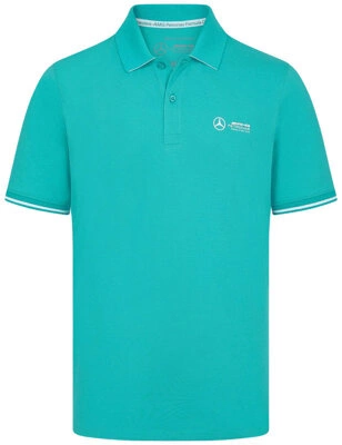 Mercedes AMG Petronas F1 Team Men's Polo Shirt - Green