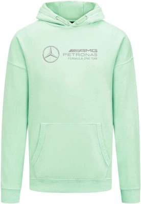 Mercedes AMG Petronas F1 Unisex Retro Hoodie - Mint