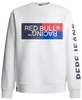 Red Bull Racing x Pepe Jeans - Men's Color Block Logo Sweatshirt - White