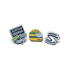 Ayrton Senna Pin Badge Set