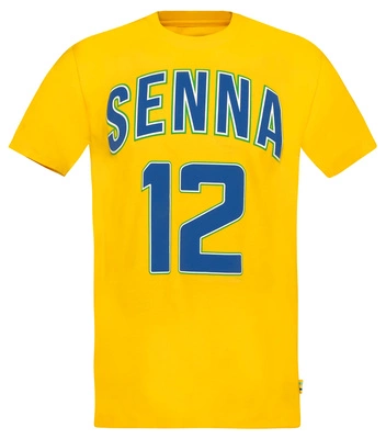 Koszulka Ayrton Senna 12 Graphic - Yellow