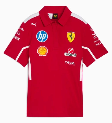 Koszulka polo damska Scuderia Ferrari F1 Team 2025