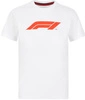 Koszulka dziecięca Formula 1 Logo biała
