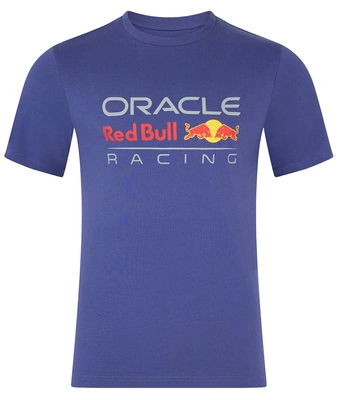 Red Bull Racing F1 Men's Large Logo T-Shirt - Skipper Blue