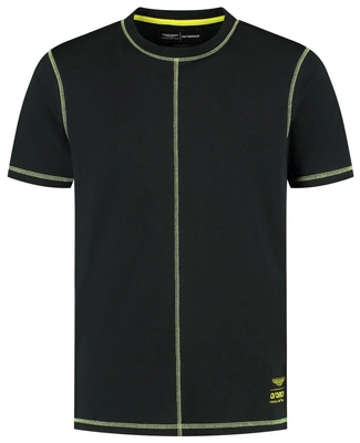 Aston Martin F1 Men's Race Data Graphic T-Shirt - Black