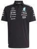 Koszulka polo Mercedes AMG Petronas F1 adidas 2025 - Black