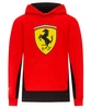 Scuderia Ferrari F1 Kids Shield Hoodie - Red