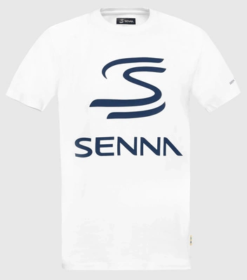 Koszulka Ayrton Senna Legacy Logo - White