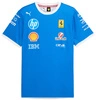 Scuderia Ferrari F1 Puma 2025 Monza GP T-Shirt - Blue