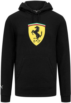 Scuderia Ferrari F1 Shield Men's Hoodie - Black
