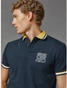 Koszulka polo Red Bull Racing x Pepe Jeans - Graphic Stripe Collar - Dulwich Blue