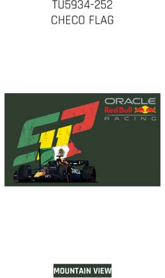 Red Bull Racing F1 2024 Sergio Perez Flag