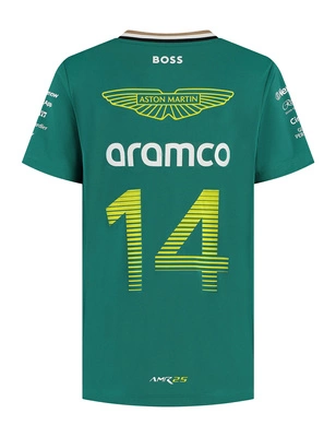 Aston Martin F1 Kids 2025 Fernando Alonso T-shirt - Green