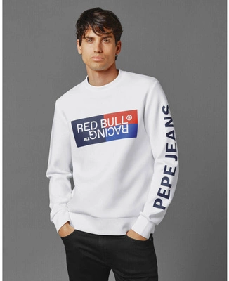 Bluza Red Bull Racing x Pepe Jeans - Color Block Logo - White