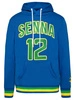 Bluza Ayrton Senna Collegiate - Blue