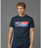 Red Bull Racing x Pepe Jeans - Men's Color Block Logo T-shirt - Dulwich Blue