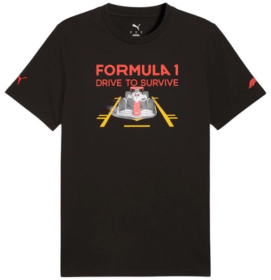 PUMA F1 Men's Drive to Survive T-shirt - Black