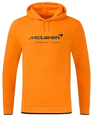 McLaren F1 Team Unisex Core Essentials Logo Hoodie 2025 - Papaya