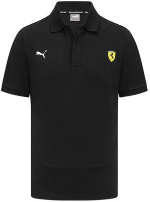 Scuderia Ferrari F1 Men's Classic Polo Shirt - Black