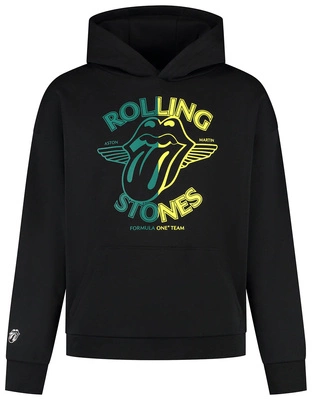 Aston Martin F1 Men's The Rolling Stones Hoodie - Black