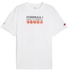 Koszulka PUMA F1 Graphic Drive to Survive - White