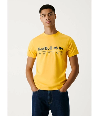 Koszulka Red Bull Racing Logo Print 2025 Campus Yellow