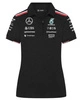 Mercedes AMG Petronas F1 Women's 2024 Team Polo Shirt - Black