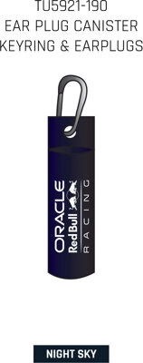 Zatyczki do uszu Red Bull Racing F1 Ear Plug Canister Keyring