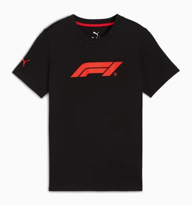 F1 Collection PUMA ESS F1 Kids Logo T-shirt - Black