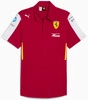 Ferrari AF Corse Hypercar Le Mans 2025 Men's Polo - Dark Cherry