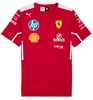Scuderia Ferrari F1 Men's 2025 Team T-Shirt - Dark Cherry
