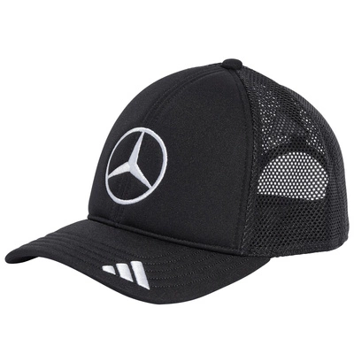 Czapka Mercedes AMG Petronas F1 adidas 2025 Star Trucker - Black
