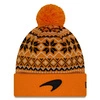Czapka zimowa McLaren F1 Xmas Cuff Bobble Beanie - Papaya