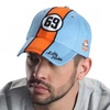 Gulf Lucky Number 69 Baseball Cap - Ice Blue