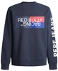 Red Bull Racing x Pepe Jeans - Men's Color Block Logo Sweatshirt - Dulwich Blue