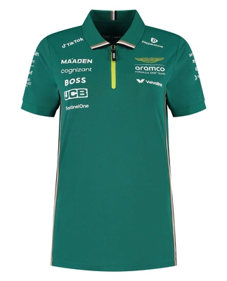 Koszulka polo damska Aston Martin F1 Team 2025