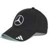 Czapka dziecięca Mercedes AMG F1 adidas 2025 Driver - Black